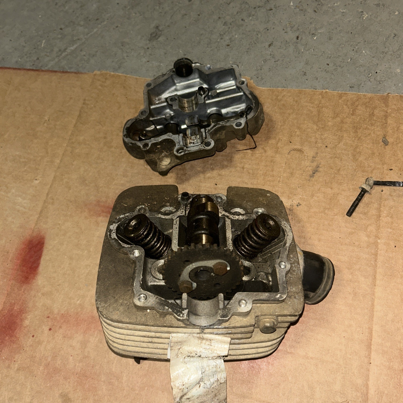 2007 Suzuki QUADSPORT LTZ250 ENGINE CYLINDER HEAD and valve cover