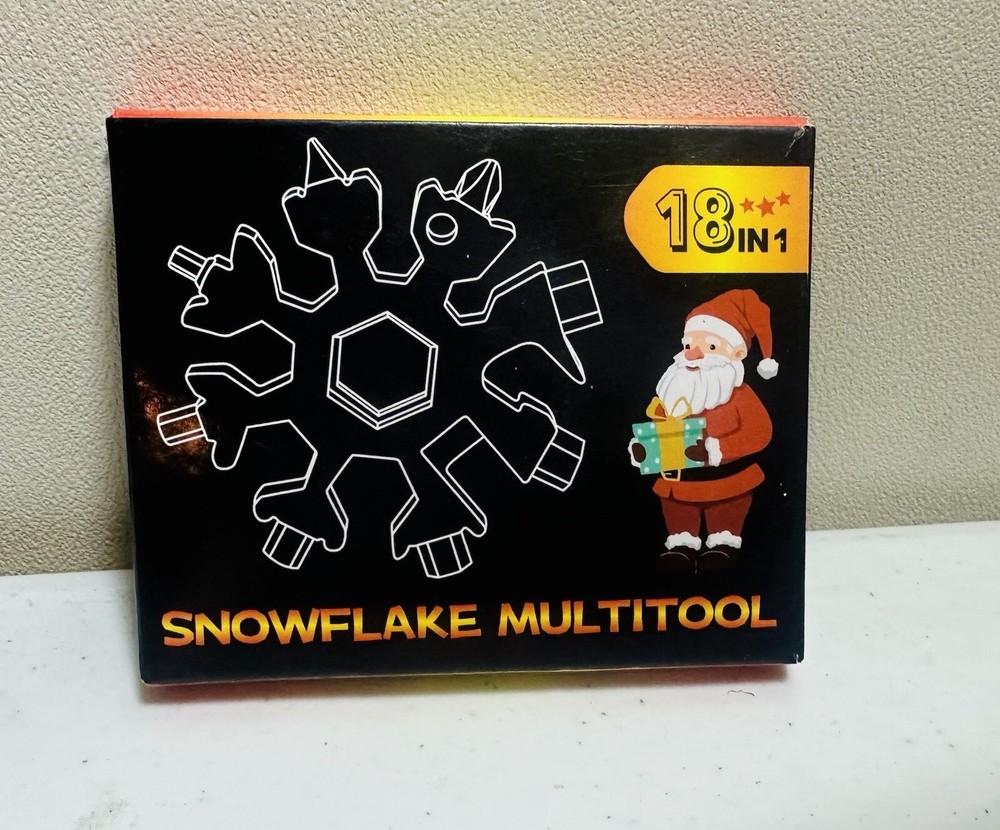 18 In Snowflake Tool Multi Tool Portable