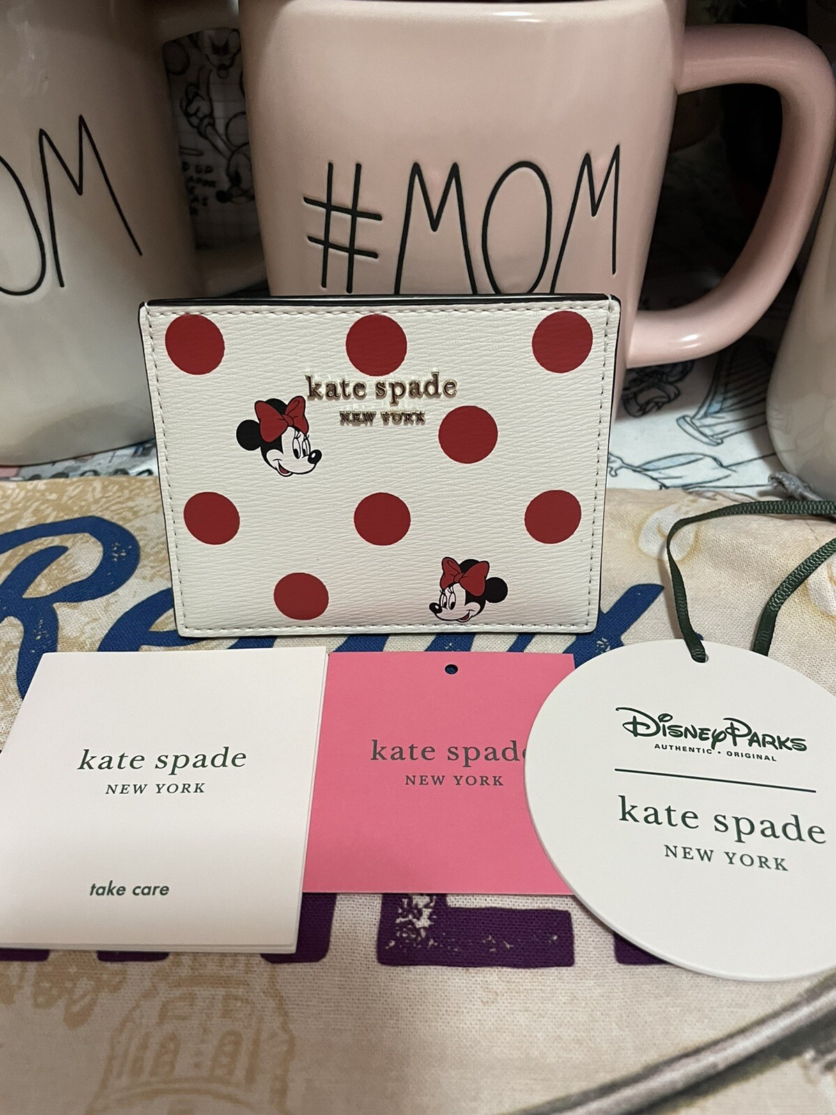 Disney Minnie Mouse Polka Dot Card Case by Kate Spade New York