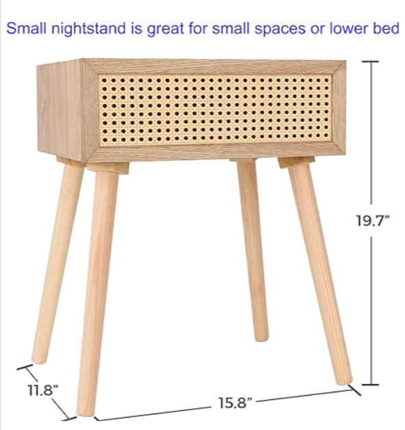 Rattan Nightstand