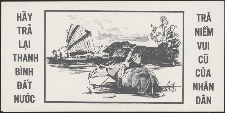 VIETNAM, 1969.. Propaganda Leafet, Restore Peace