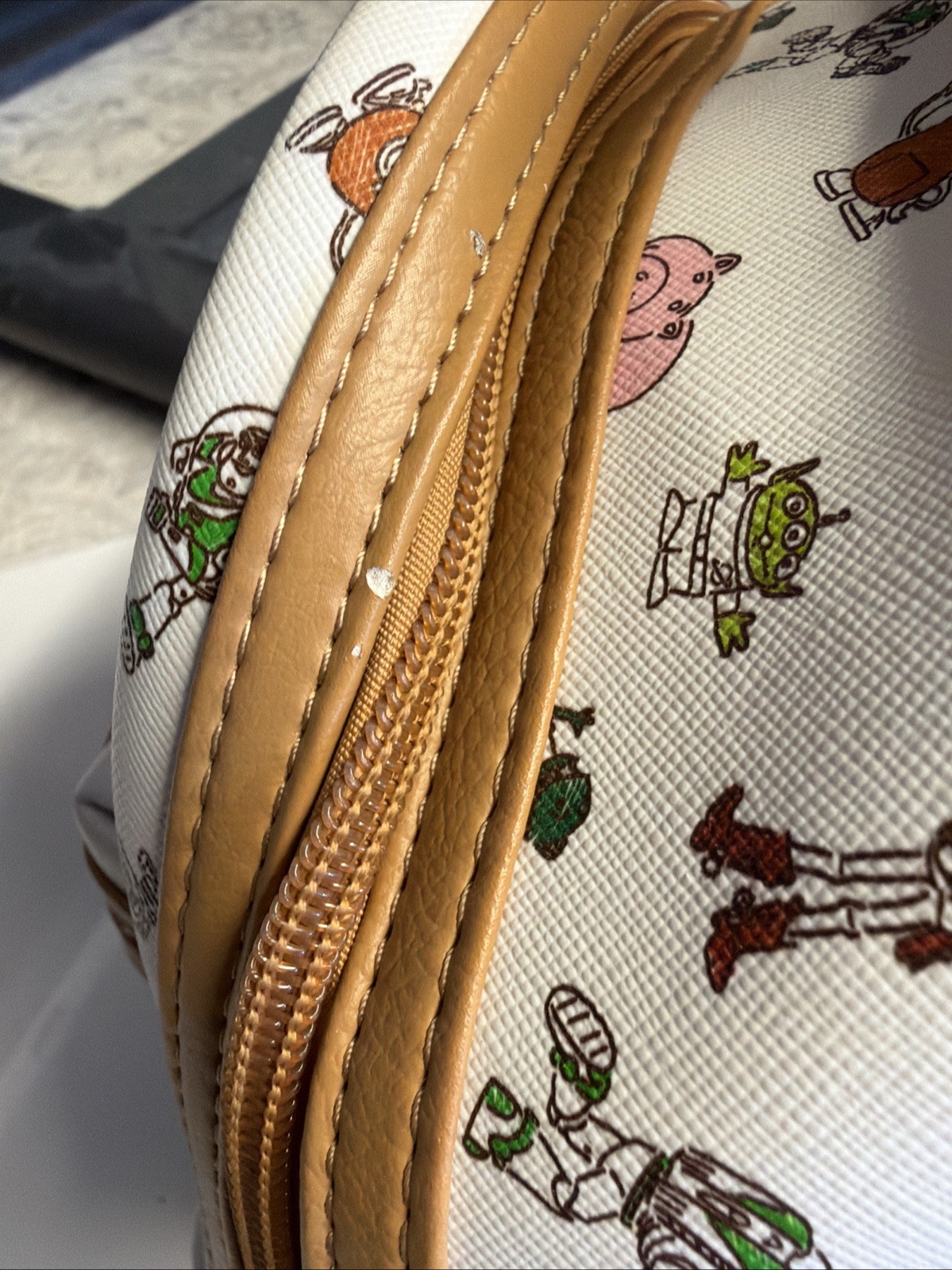 Disney Loungefly Hot Topic Pixar Toy Story Characters AOP Mini Backpack