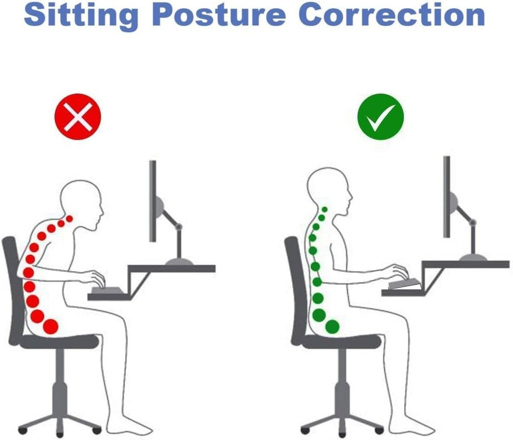 Transparent Acrylic Computer Keyboard Stand Tray Rubber Strip Ticker Riser