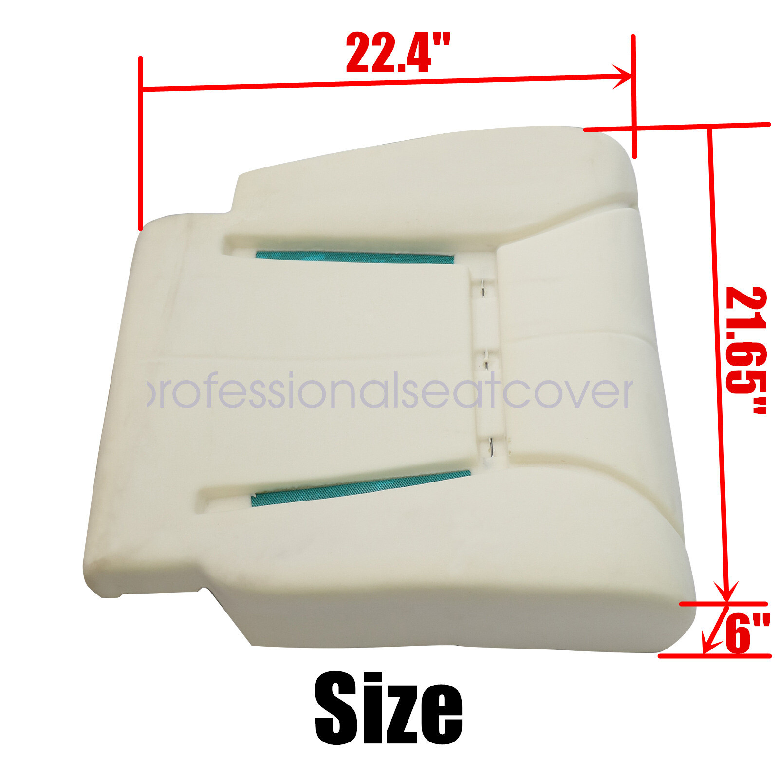 Driver Bottom Seat Cover + Foam Cushion Fits 1998-2002 Dodge Ram 1500 2500 3500