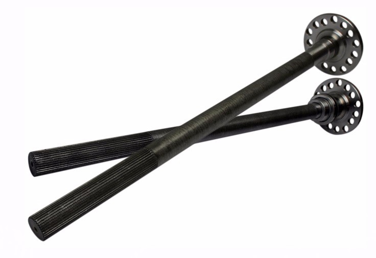 Pair of 9 inch Ford 35 spline Cut to Length axles 29.5" long BARE