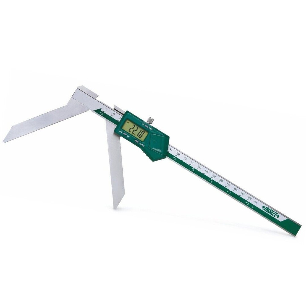 Insize 1189-200B Digital Arc Radius Caliper Range 5-200mm/0.2-8"