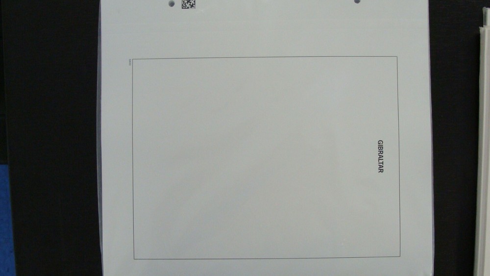 DAVO LUXE BLANK ALBUM PAGES GIBRALTAR HEADING PKG OF 20 FREE SHIPPING