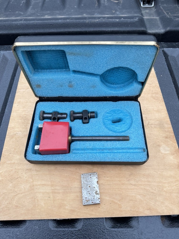 Vintage Tool Kit Dial Indicator Parts Pieces Case