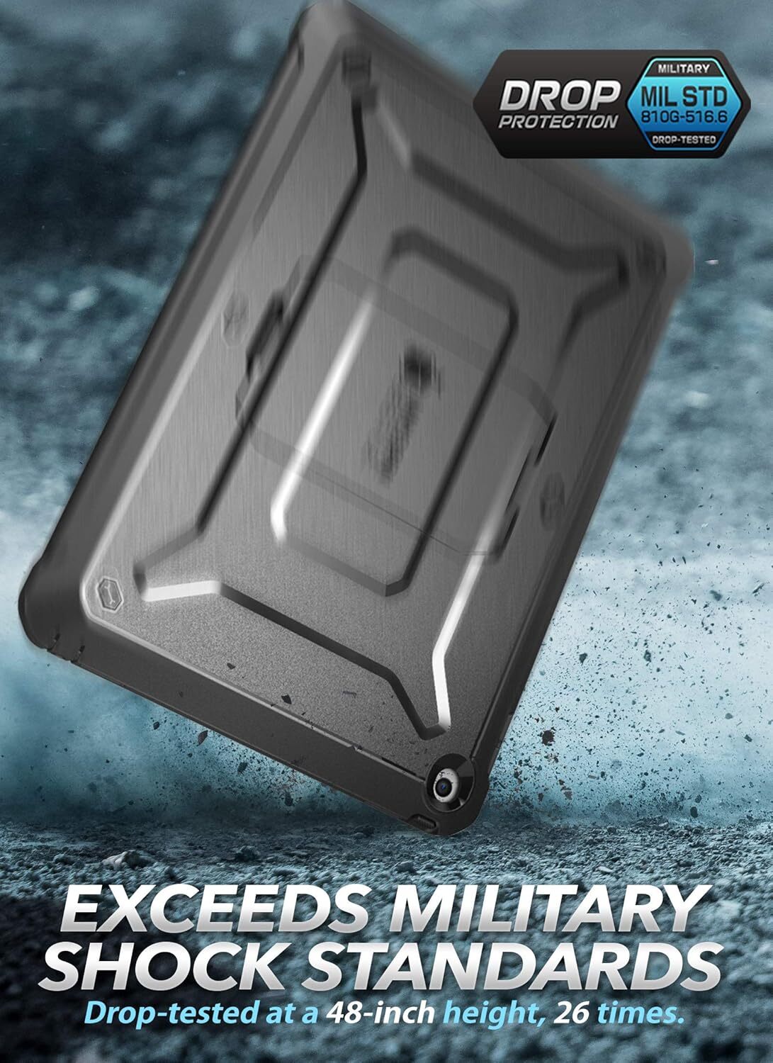 Apple iPad 10.2" Military-Grade Protection Case SUPCASE HeavyDuty Stand Cover US