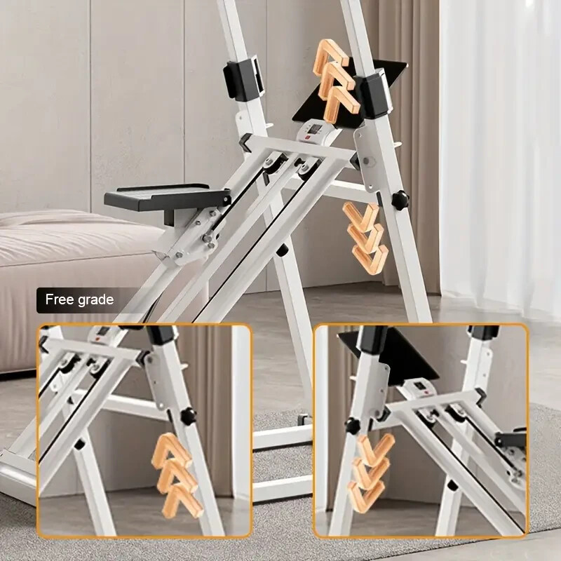 Compact Folding Vertical Climbing Stepper