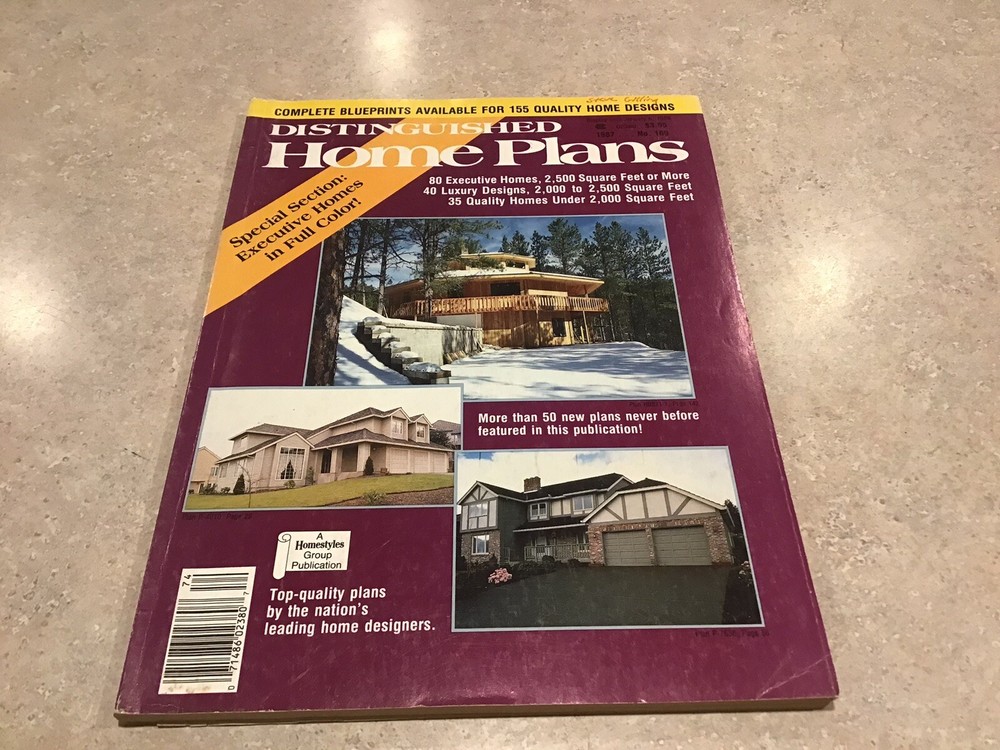 Distinguished Home Plans 1987 #169