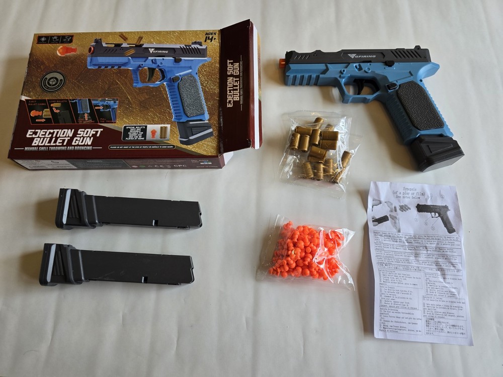 EJECTION SOFT BULLET GUN [BLUE]