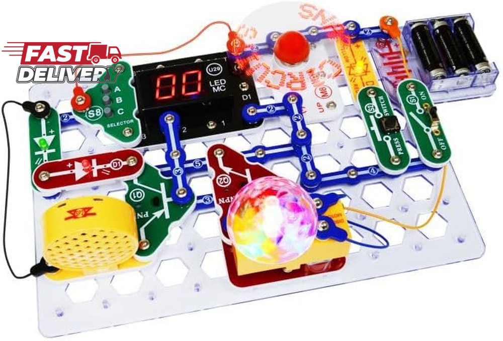Snap Circuits “Arcade”, Electronics Exploration Kit, Stem Activities for Ages 8+