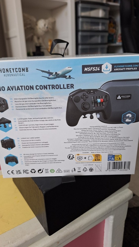 NEW Honeycomb Aeronautical Echo Aviation Controller Flight Sim