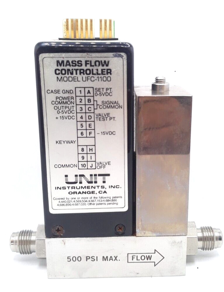 Unit UFC-1100 Mass Flow Controller Range 2 SLM Gas CF4