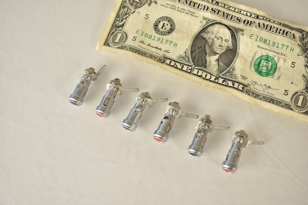 Single Jamo A360 Silver Push Press Binding Post(Red or Black) -READ-