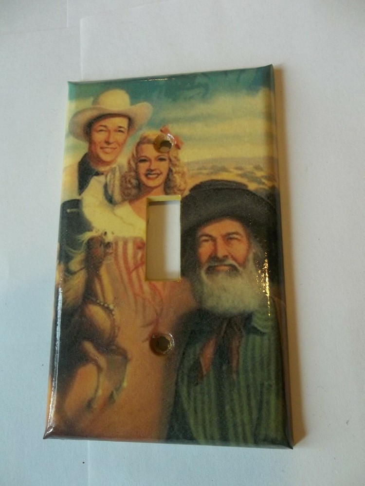 ROY & DALE EVANS SINGLE SWITCH PLATE