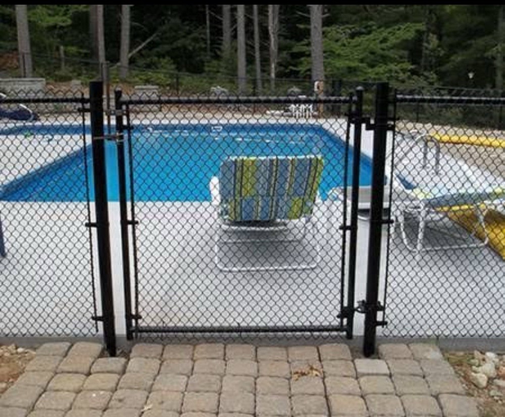 chain link fence gate