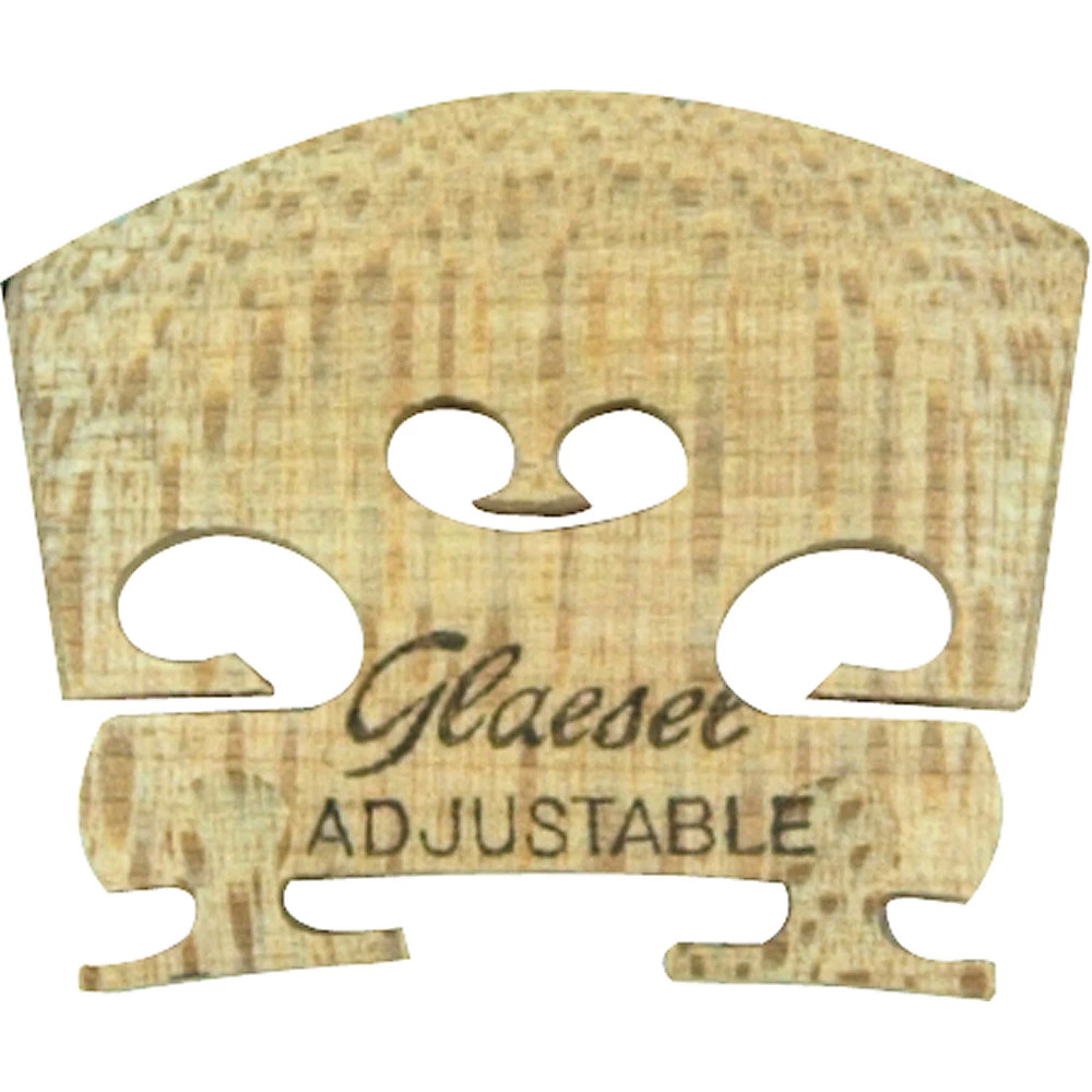 Glaesel Self-Adjusting 1/4 Violin Bridge Medium