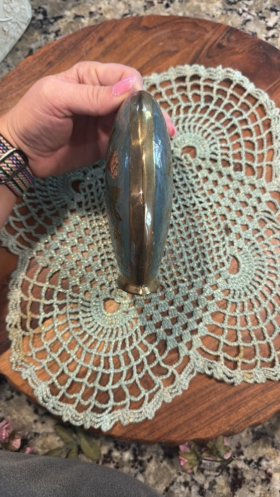 Cloissonne Floral Vase