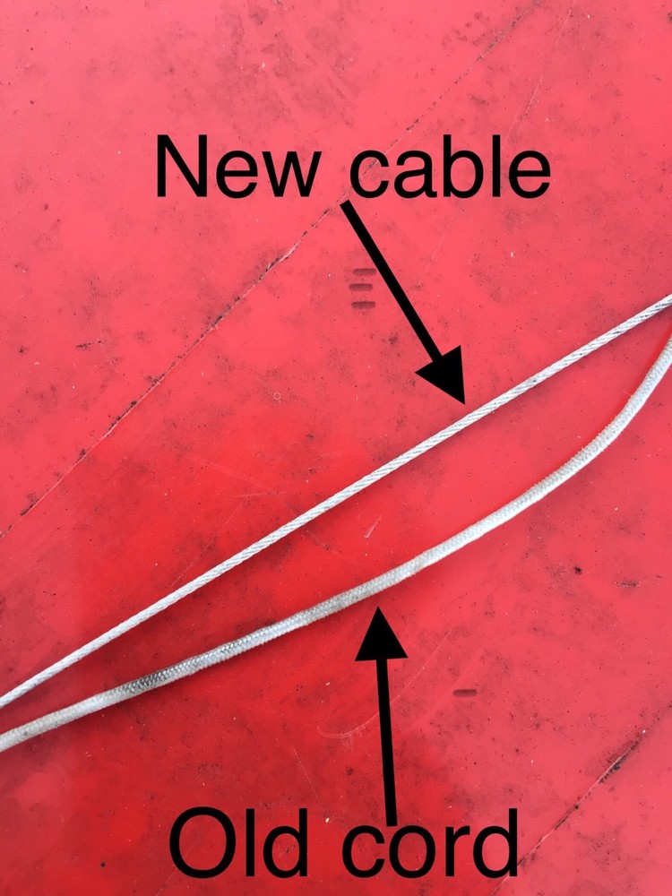 2X mobius knee brace replacement cables