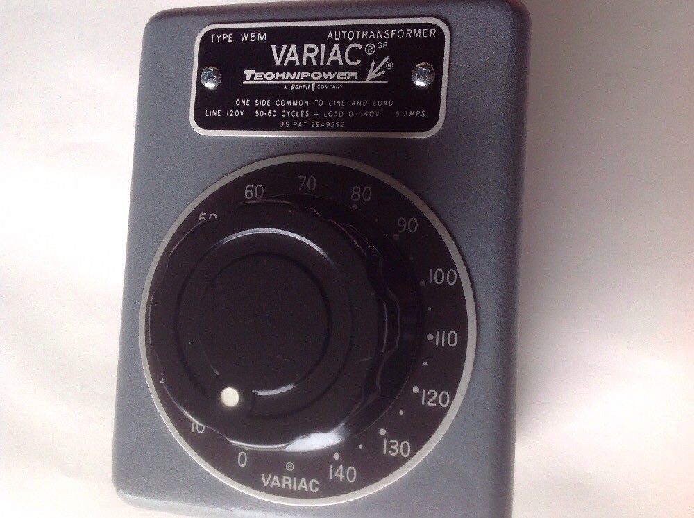 Variac Variable Transformer Type W5M