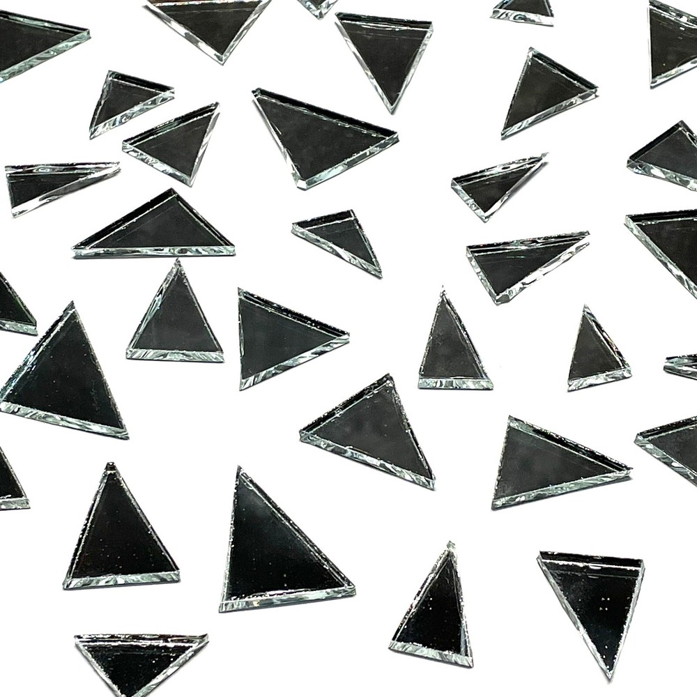 Mirror Glass Mosaic Triangles