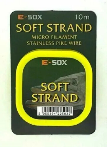 Drennan E-SOX ESox Soft Strand Pike Wire Trace - All Breaking Strains