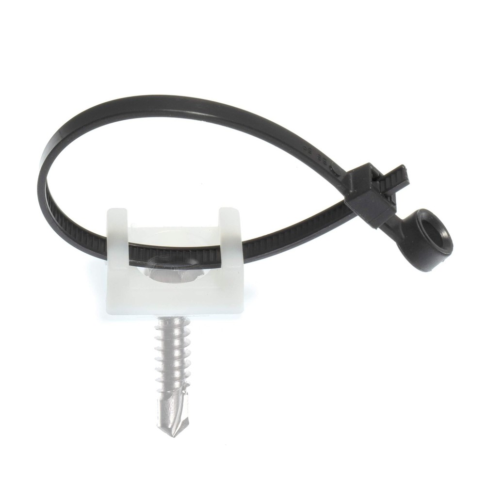 Cable Tie Base Saddle Mount Wire Holder Organizer - Zip Tie Mounting Block - Wir