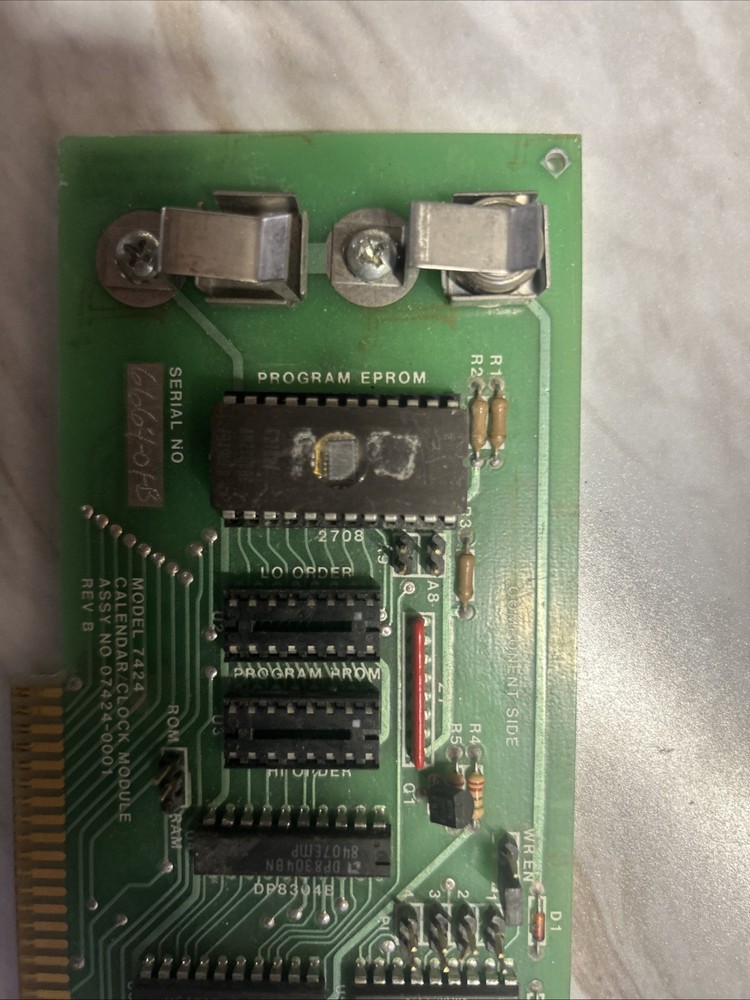 Rare Vintage Apple ll Programmable EPROM clock in calendar module