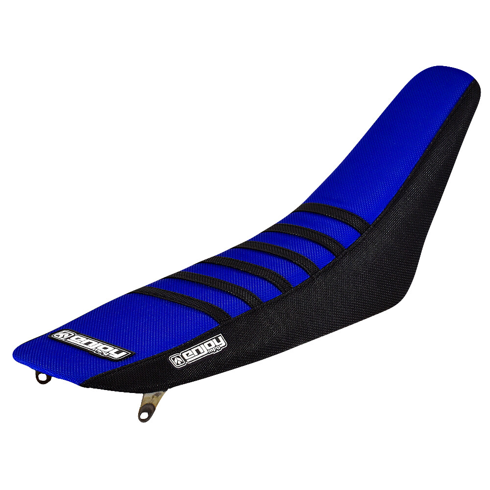 Yamaha YZ 85 Seat Cover Fits 2002 -2021 Black / Blue / Black By Enjoy Mfg #96