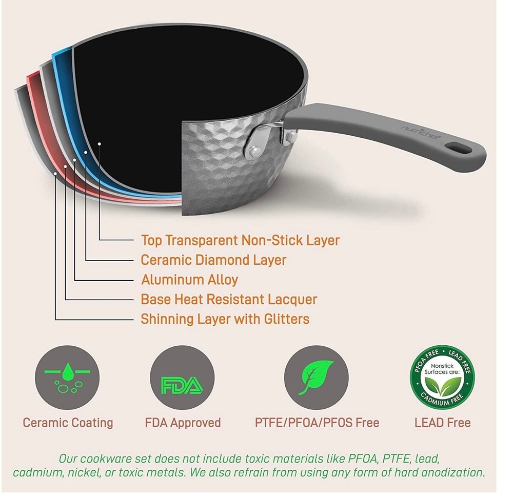 non stick ceramic cookware set