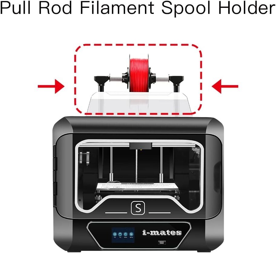 R QIDI TECHNOLOGY i Mates 3D Printer,All Metal Frame and Fully Closed Structure