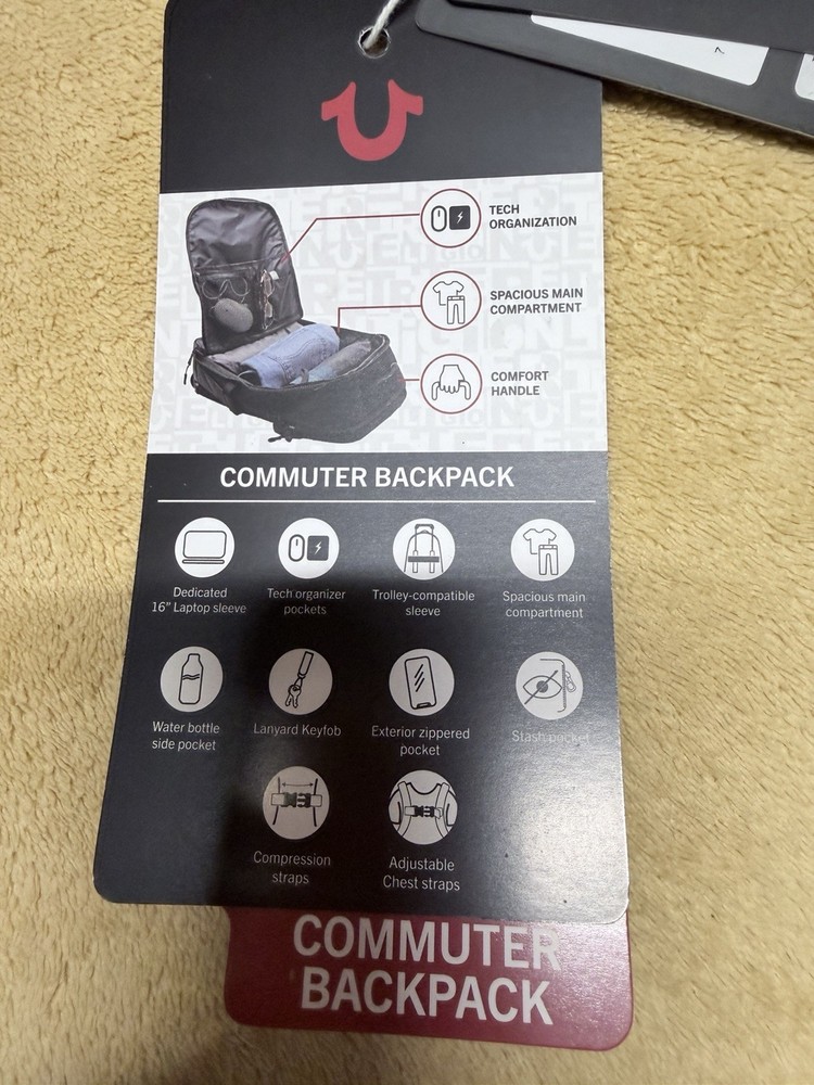 True Religion Commuter Back Pack