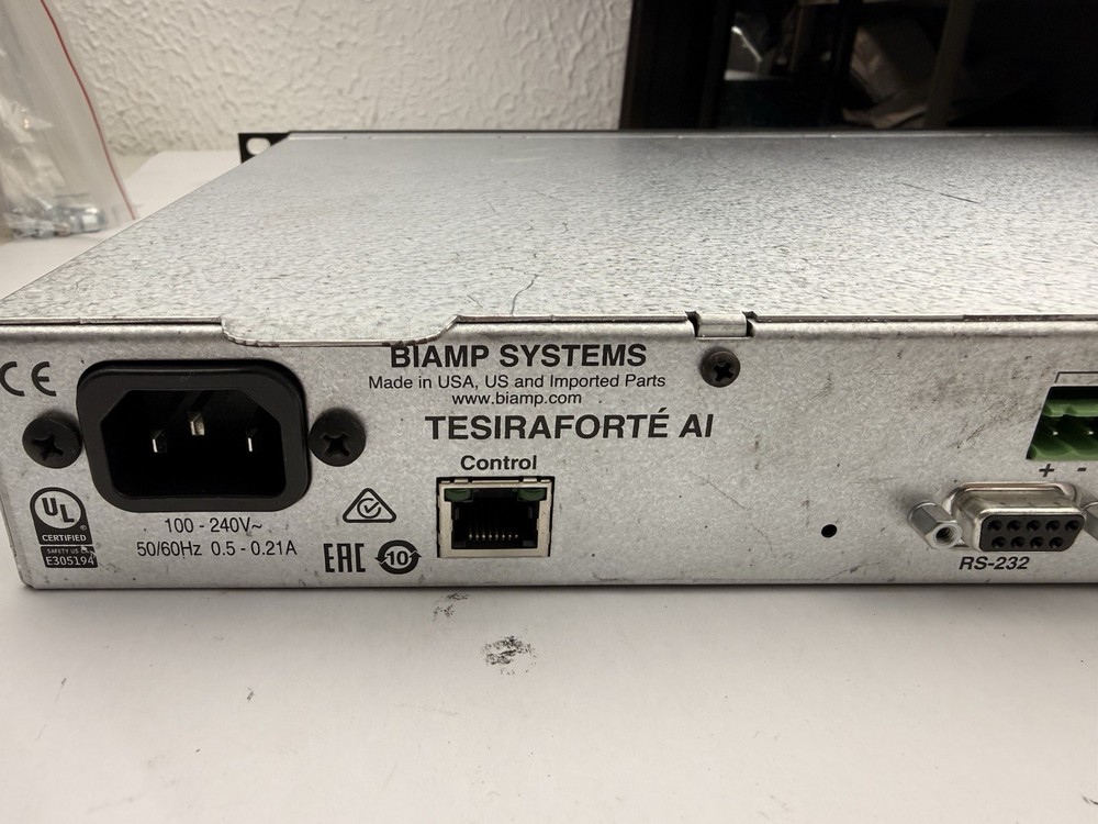 Biamp Tesira Forte AI Digital Audio Processor