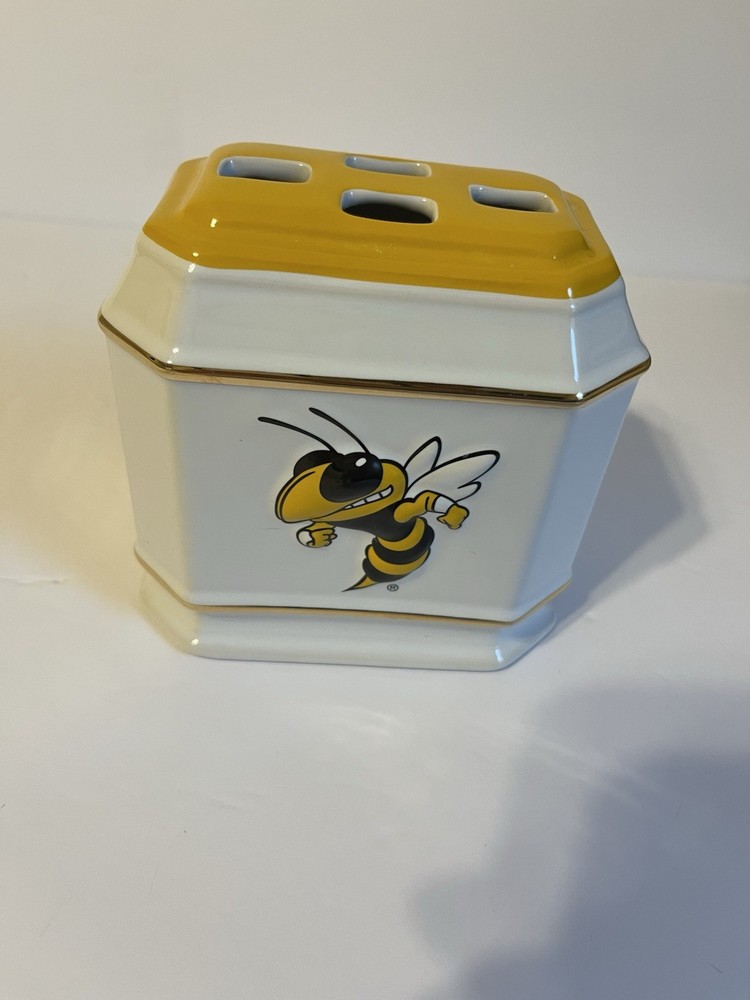 Ga Tech Bee Logo toothbrush holder