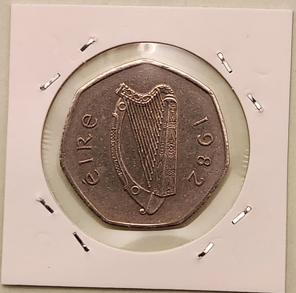 Ireland coin, 50 Pence - 1982