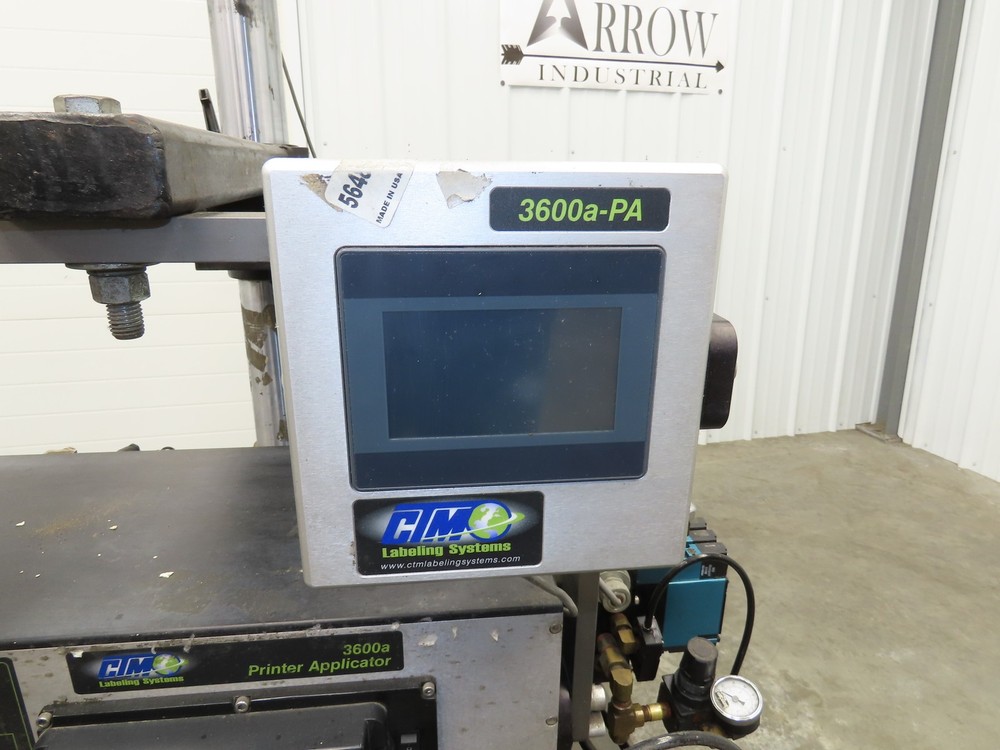 CTM 3600A-S84-EX High Speed Label Applicator SATO Thermal Printer 5" Width