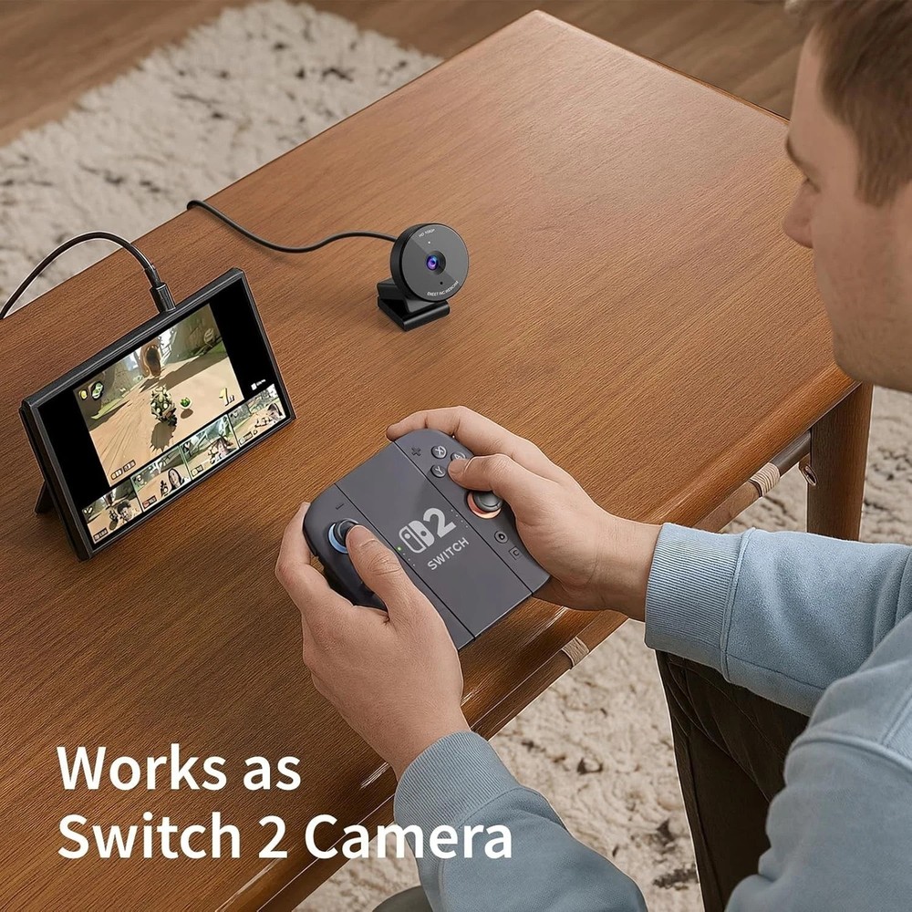 High-Definition C950 Webcam with Built-In Microphone & Auto Light Correction