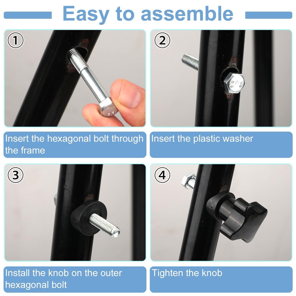PEUTIER 2 Sets Rollator Walker Replacement Arm Adjustment Knobs, Comfortable Un