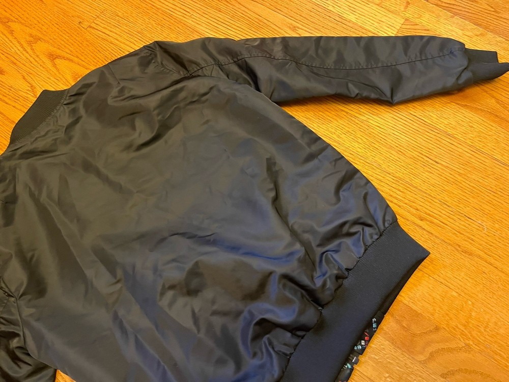 APPLE WWDC 2020 BOMBER JACKET XS Black Extra Small Reversible Software iPad Apps