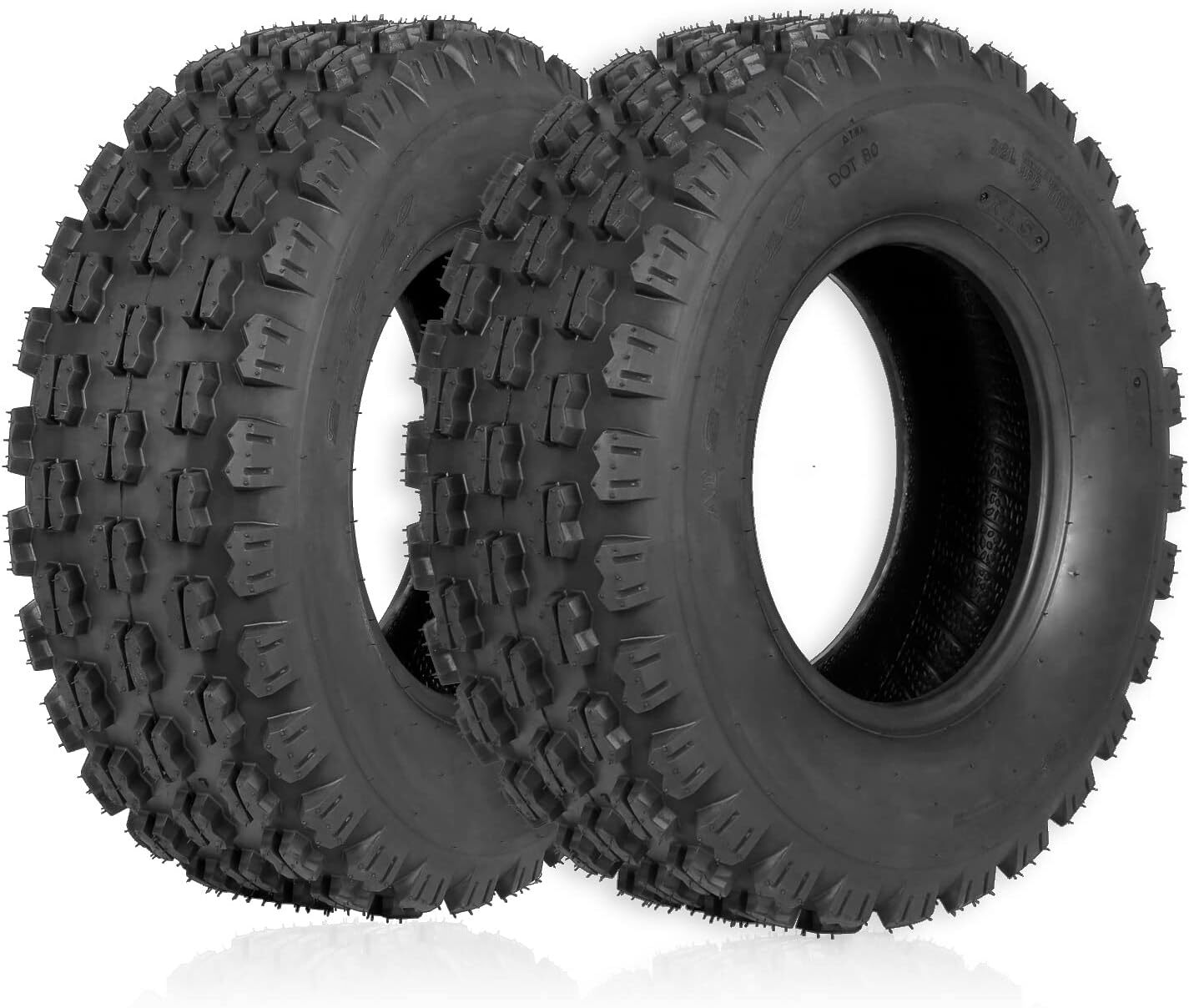 Set of 2, 21X7-10 Sport ATV Tires, 4PR 21-7-10 21x7x10 UTV ATV Quad Front Tyres