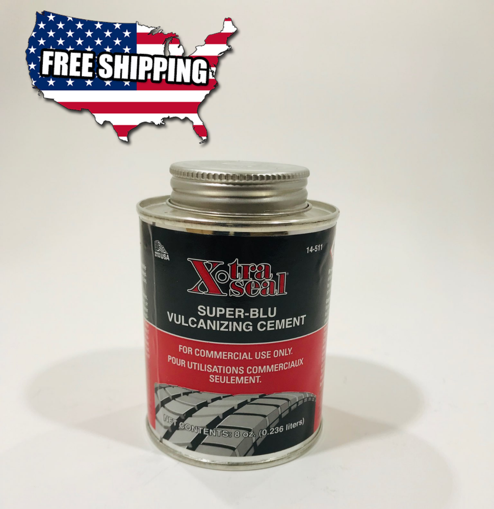 Xtra Seal 14-511 8 Oz Super-Blu Vulcanizing Cement Flammable специальный💪🏈🦖