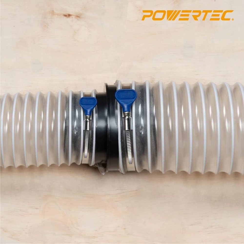 High-Performance 5” to 4” Dust Collection Reducer - Durable ABS Construction