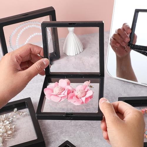 6 Pcs 3D Floating Frame, Large Size Floating Display Case, Visualize