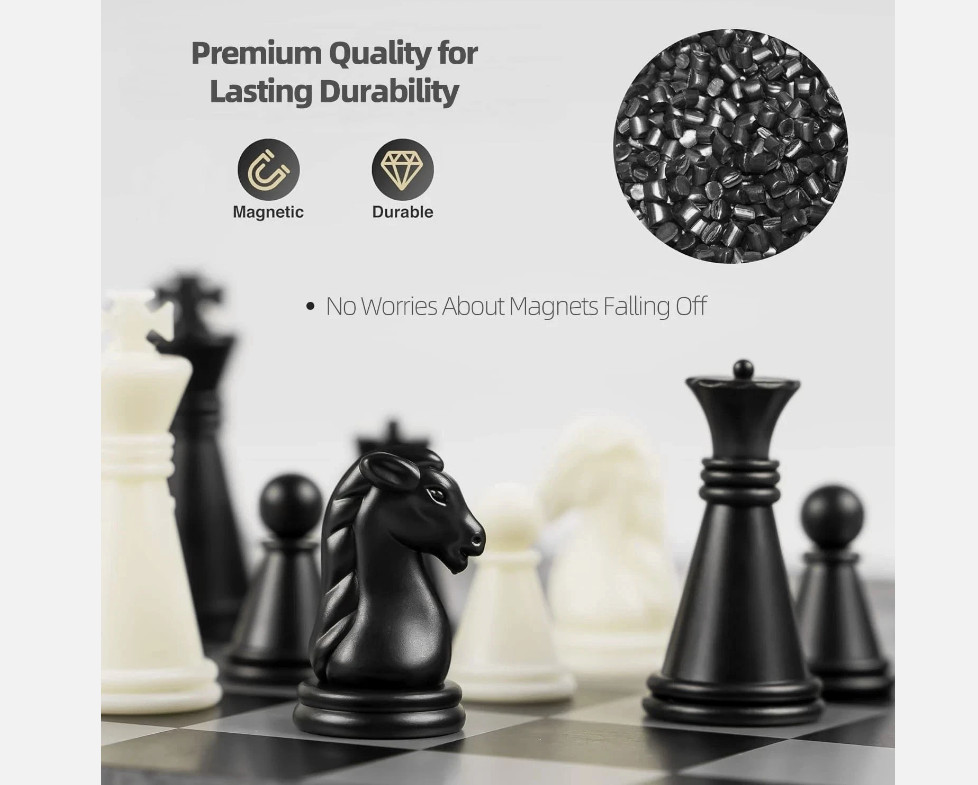 Magnetic Travel Chess Set Mini Portable Folding Board Game Pocket Size 5.9"*