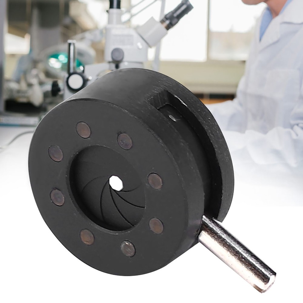 Microscope Iris Adapter Aperture Lens Optical Diaphragm For Microscope SK6