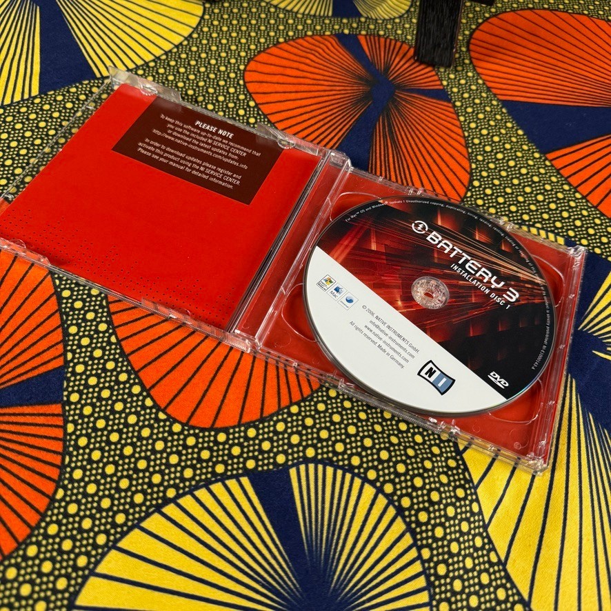 Native Instruments Battery 3 Installation DVD Windows XP Mac OS X