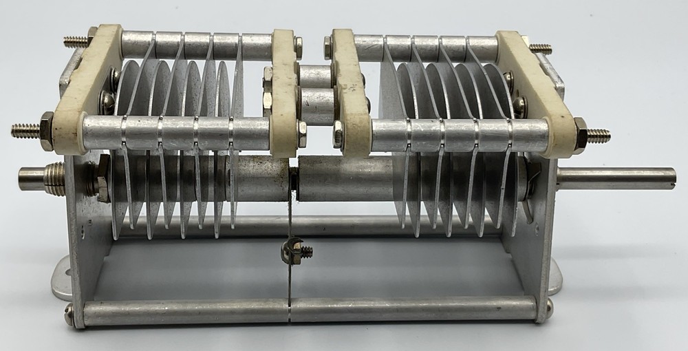 E.F. Johnson, Dual Variable Capacitor, 55 ED 45, Variable Capacitor