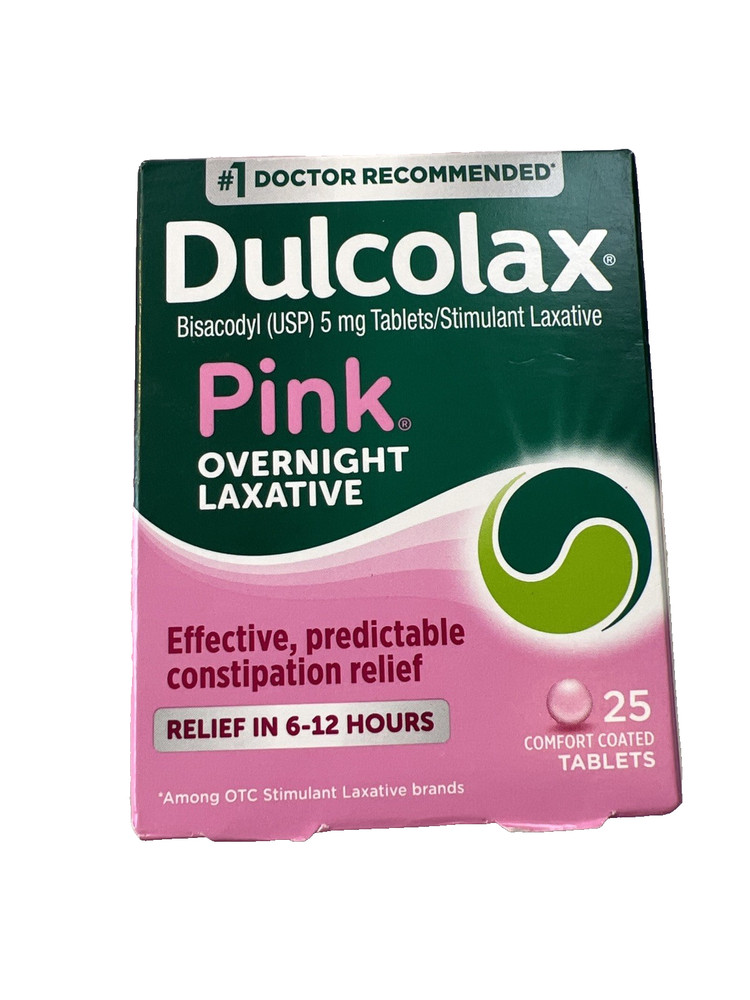 Dulcolax Pink Laxative Tablet - 25 Count